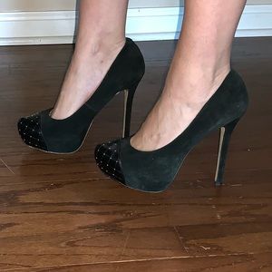 High black club heels